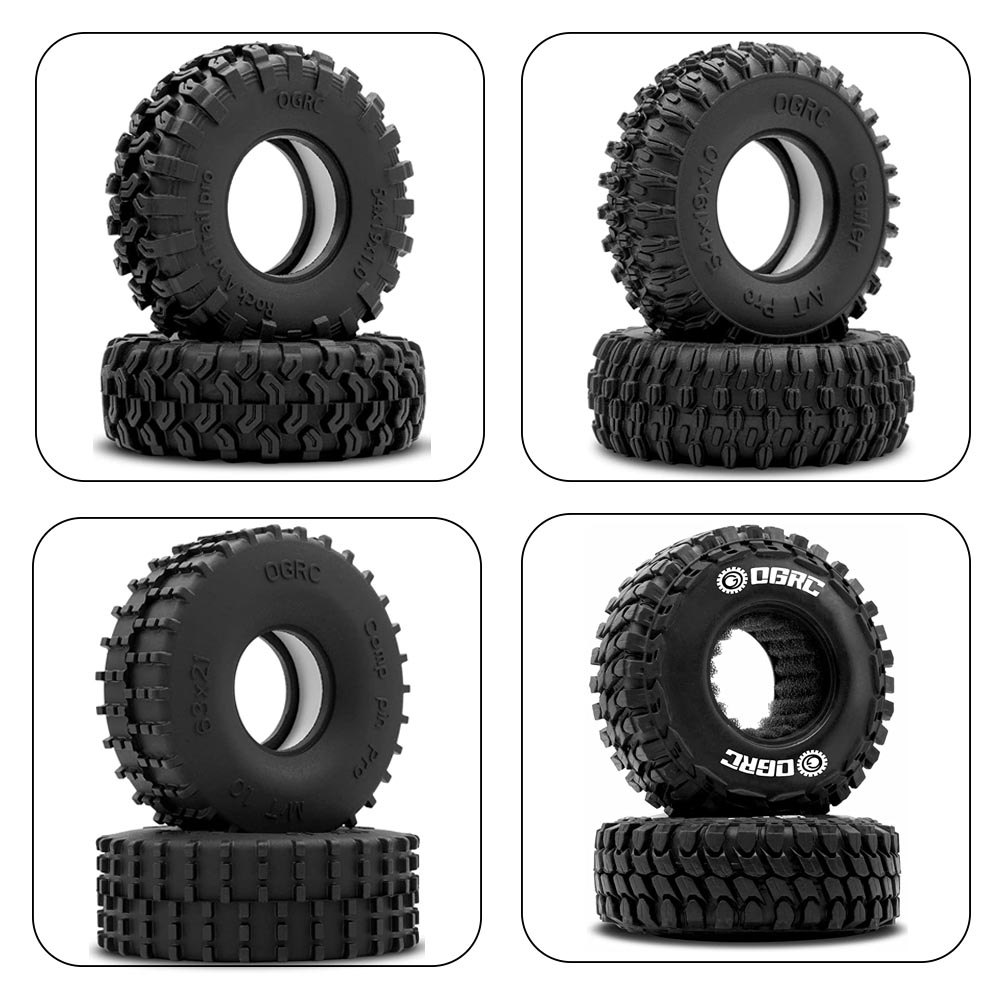Rc Rock Crawler - Esilun 1.0 RC lastikler rekabet pimleri