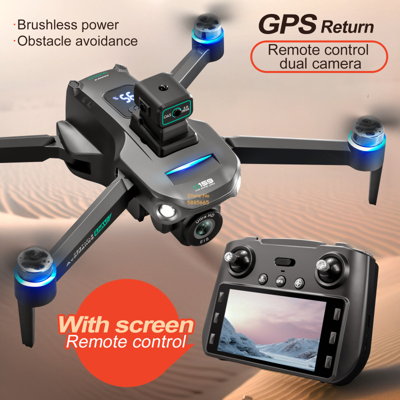 Dron Rc Quadcopter - 8K Çift Kamera 5G WIFI FPV