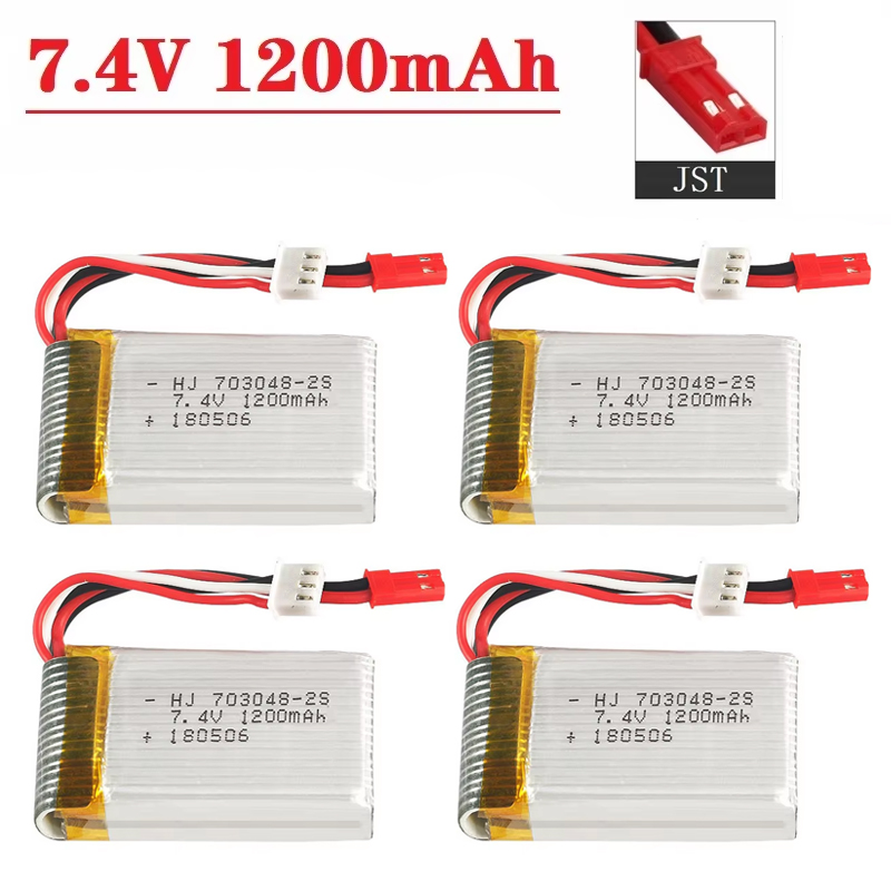 Drone Rc Board - Lipo Pil 2S 7.4V 1200mAh 703048