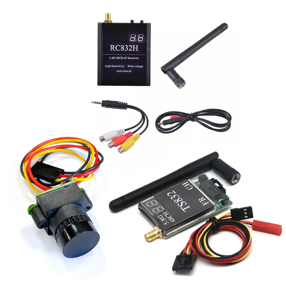 Drone Rc Camera - TS832 Alıcı +RC832 +1000TVL kamera 48CH