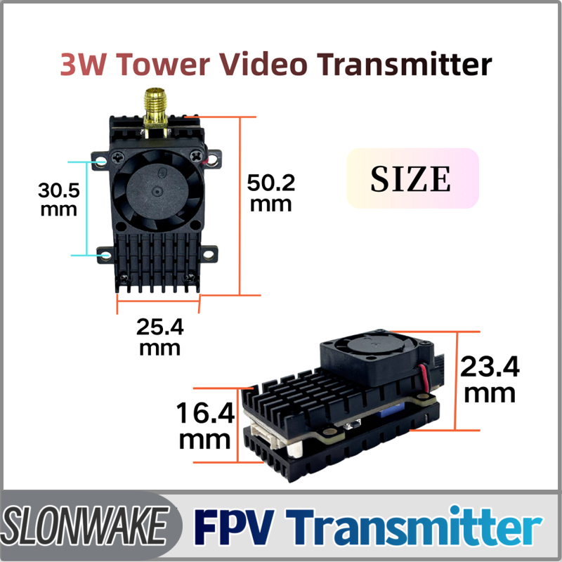 Rc Transmitter - SLONWAKE 5.8G 3000mW Simülasyon VTX FPV