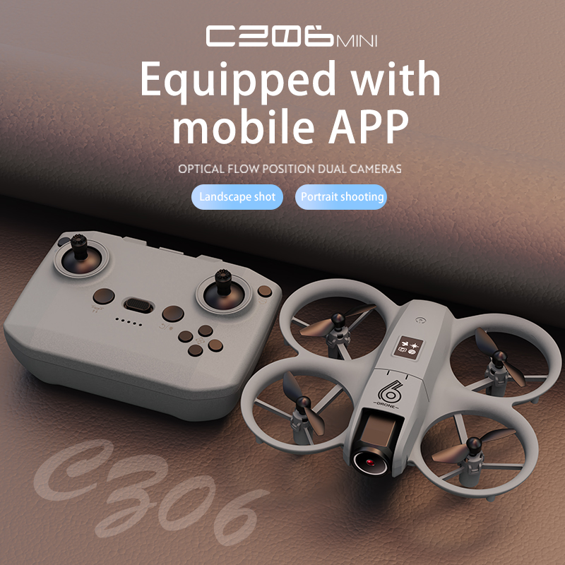 Drone X1 Rc - CZ06 Mini LED Katlanabilir Drone GPS