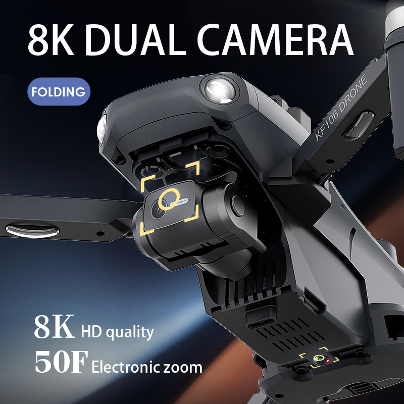 2022 YENI KF106 Max Drone 8K P - Drone Rc Team City incelemesi ve fiyatı