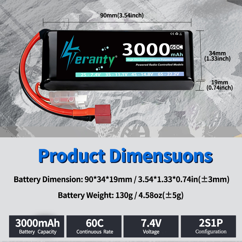 TERANTY 2S 3000mAh Lipo Pil 7. - Drone Rc Board incelemesi ve fiyatı