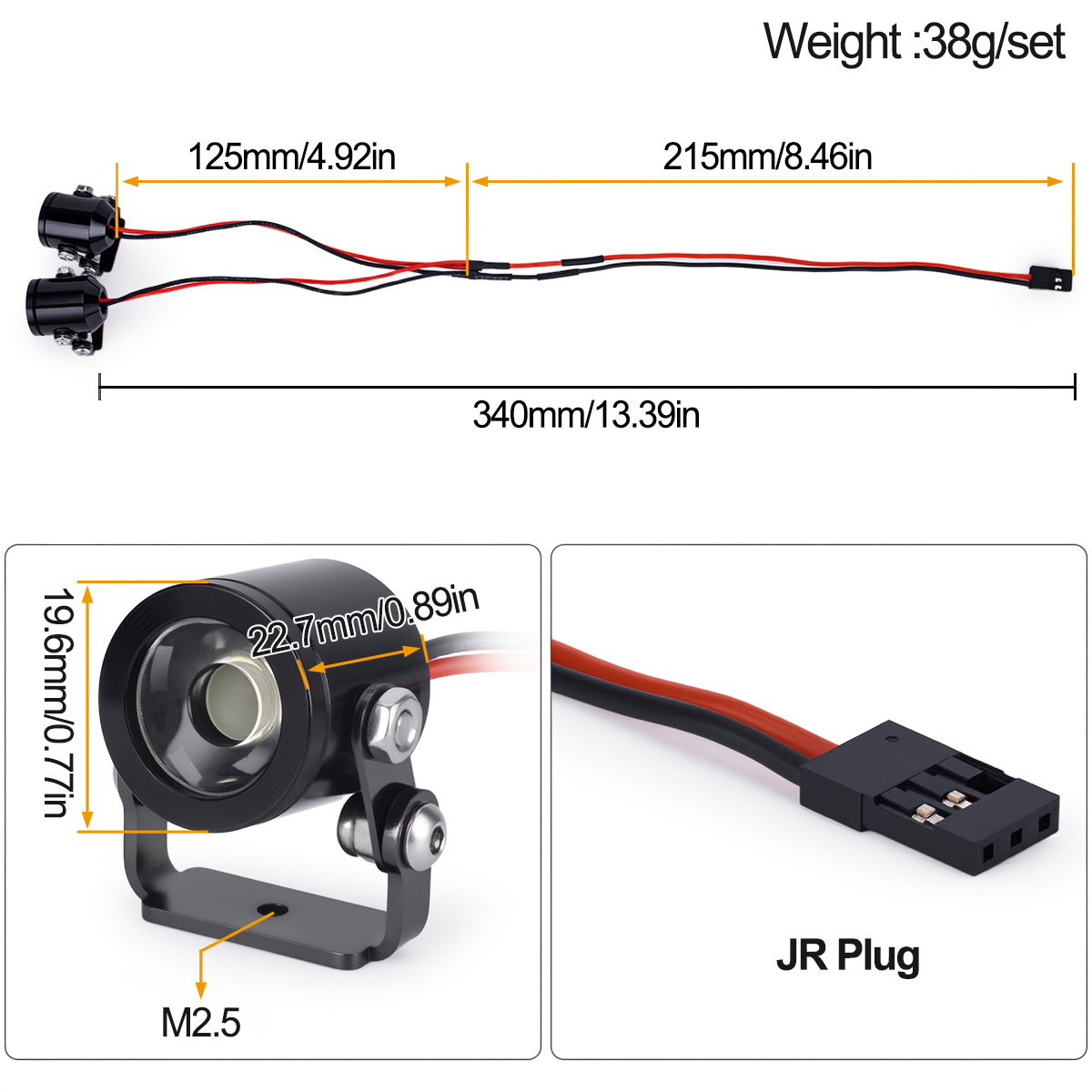 RC Araba LED Işık Far Spot Işı - Drone Lidi Rc incelemesi ve fiyatı