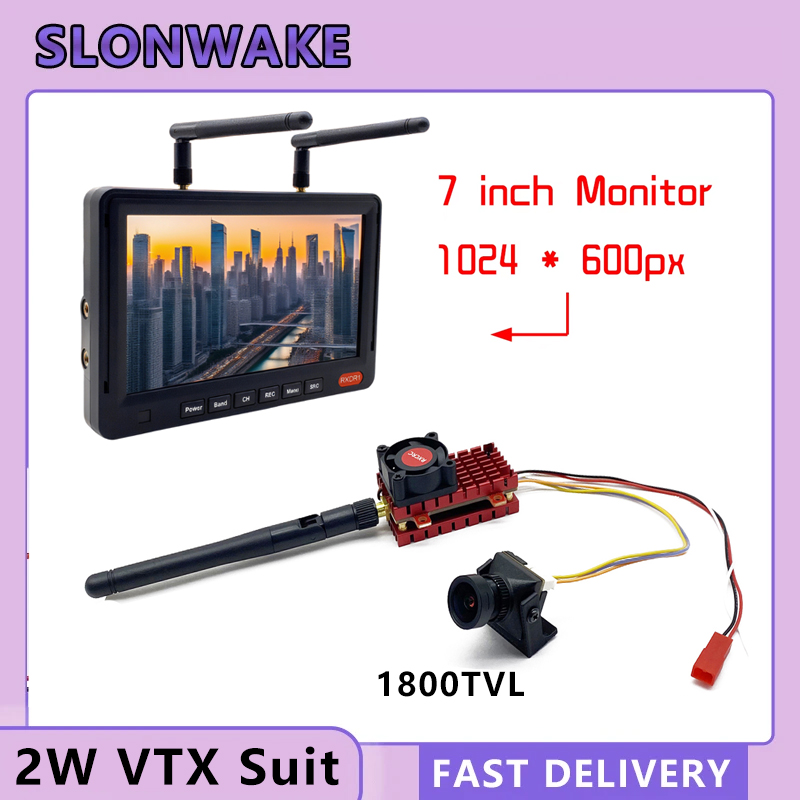 SLONWAKE 5.8G 2W VTX FPV 1800T - Drone Rc Board incelemesi ve fiyatı