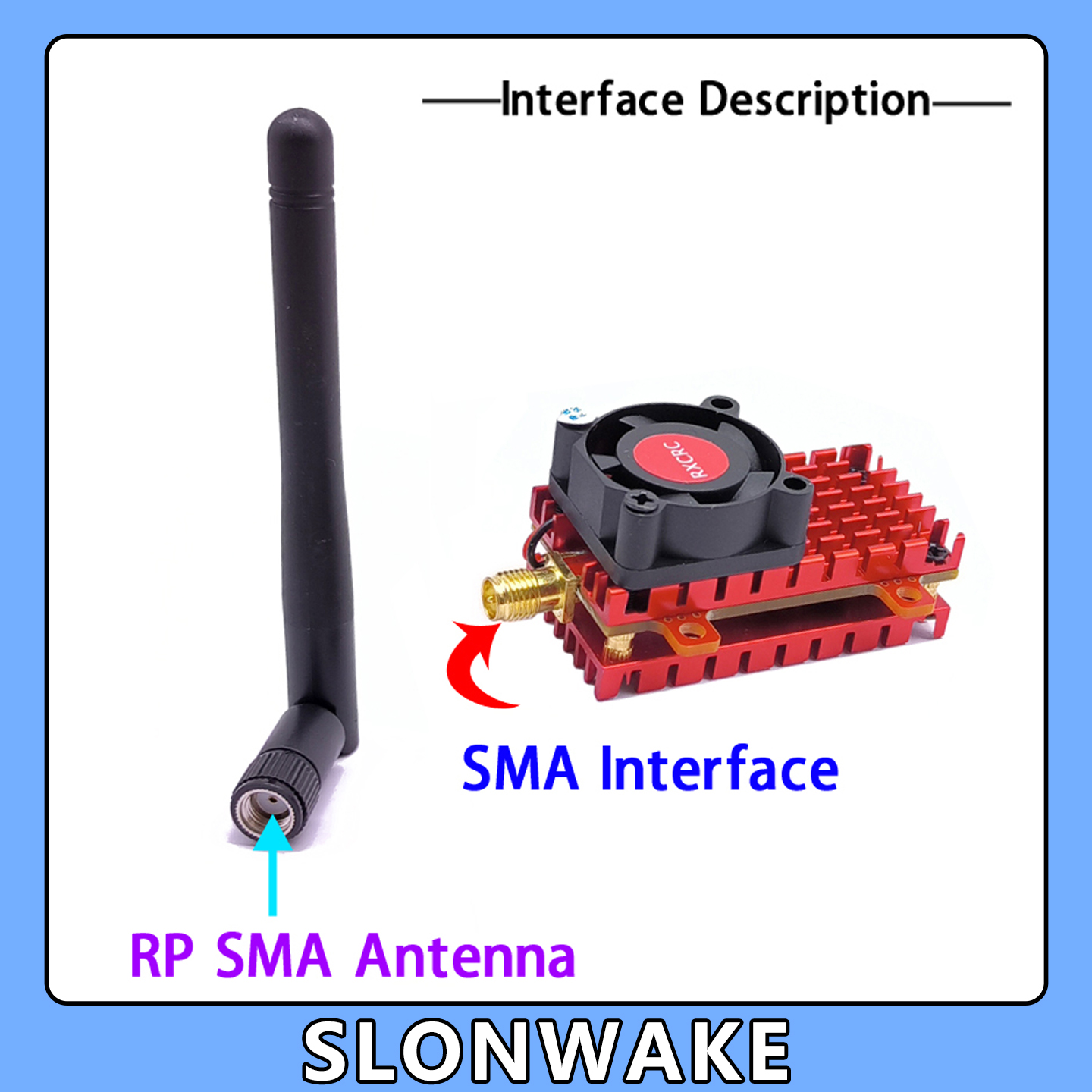 SLONWAKE 5.8G 2W VTX FPV 1800T - Drone Rc Board incelemesi ve fiyatı