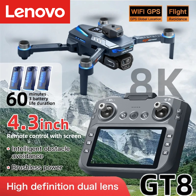 Lenovo GT8 Drone 8K Profesyone - Drone Gt8 Rc incelemesi ve fiyatı