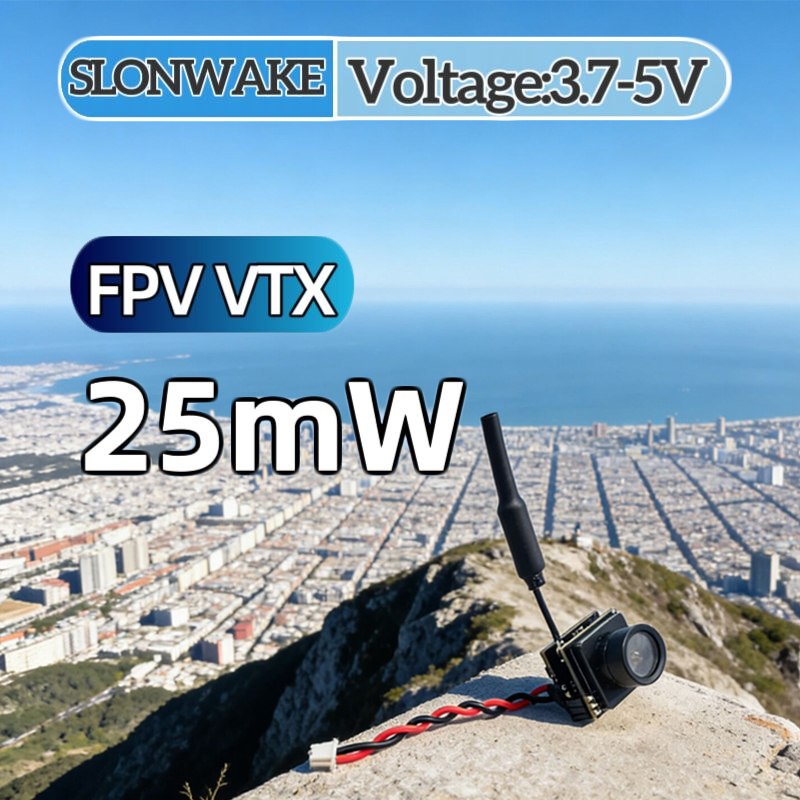 SLONWAKE FPV 25mW güç simülasy - Drone Rc Camera incelemesi ve fiyatı