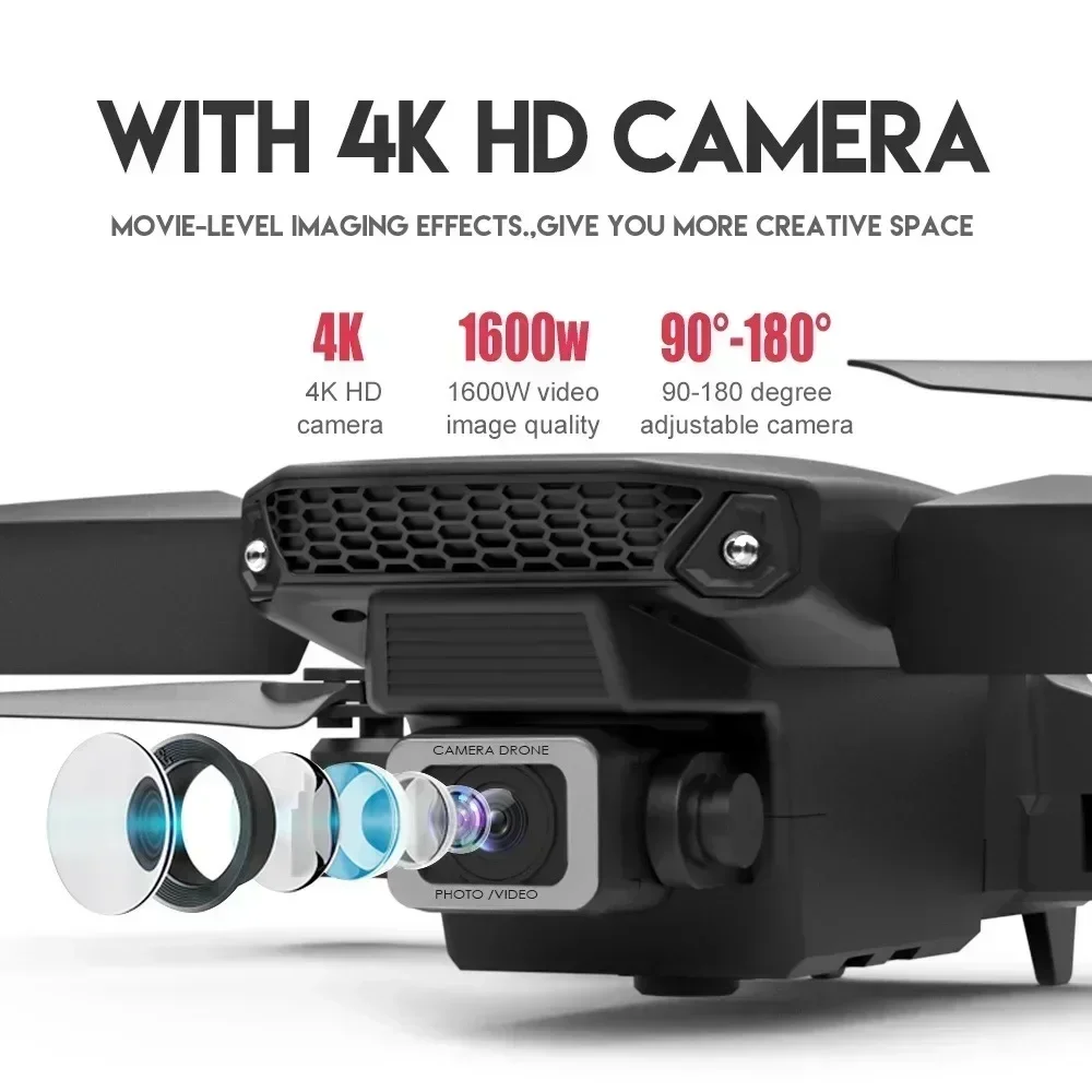 E88 Pro WIFI FPV Drone Geniş A - Dron Rc Quadcopter incelemesi ve fiyatı