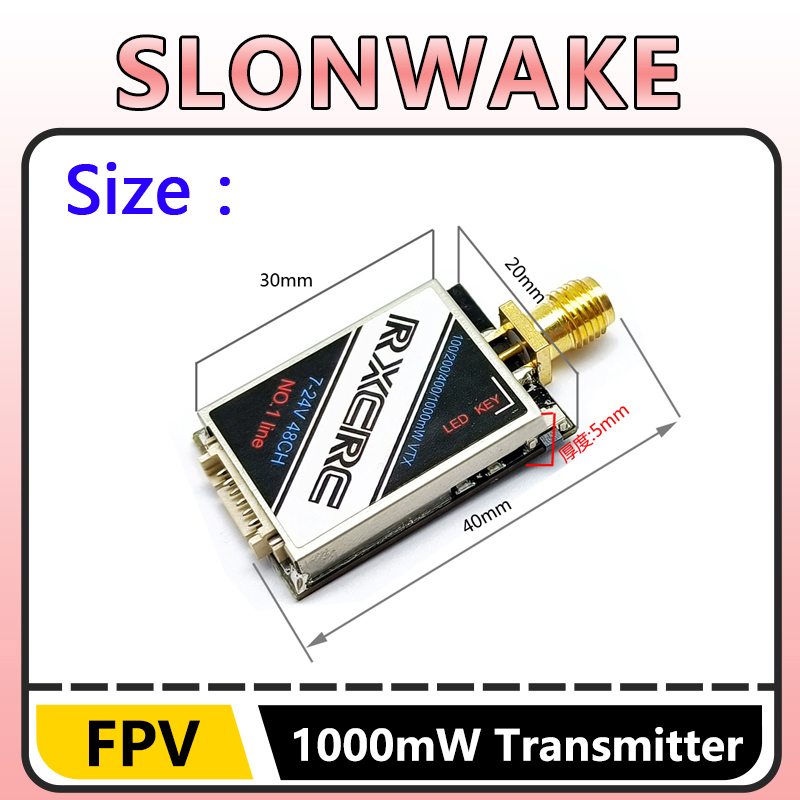 SLONWAKE 5.8G 48CH 1W VTX 100/ - Drone Rc Camera incelemesi ve fiyatı