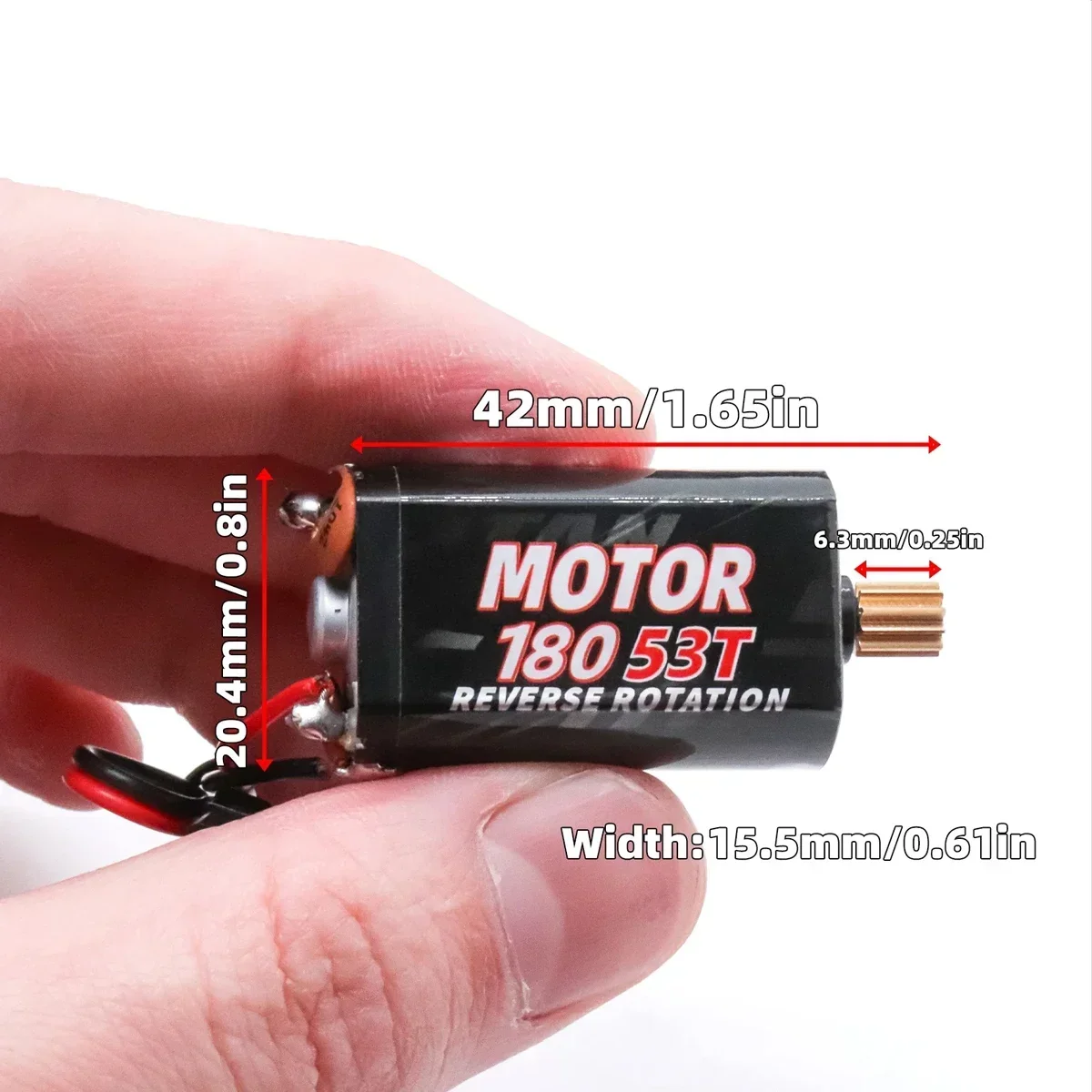 NEEBRC 180 Fırçalı Motor 53T 6 - Rc Rock Crawler incelemesi ve fiyatı