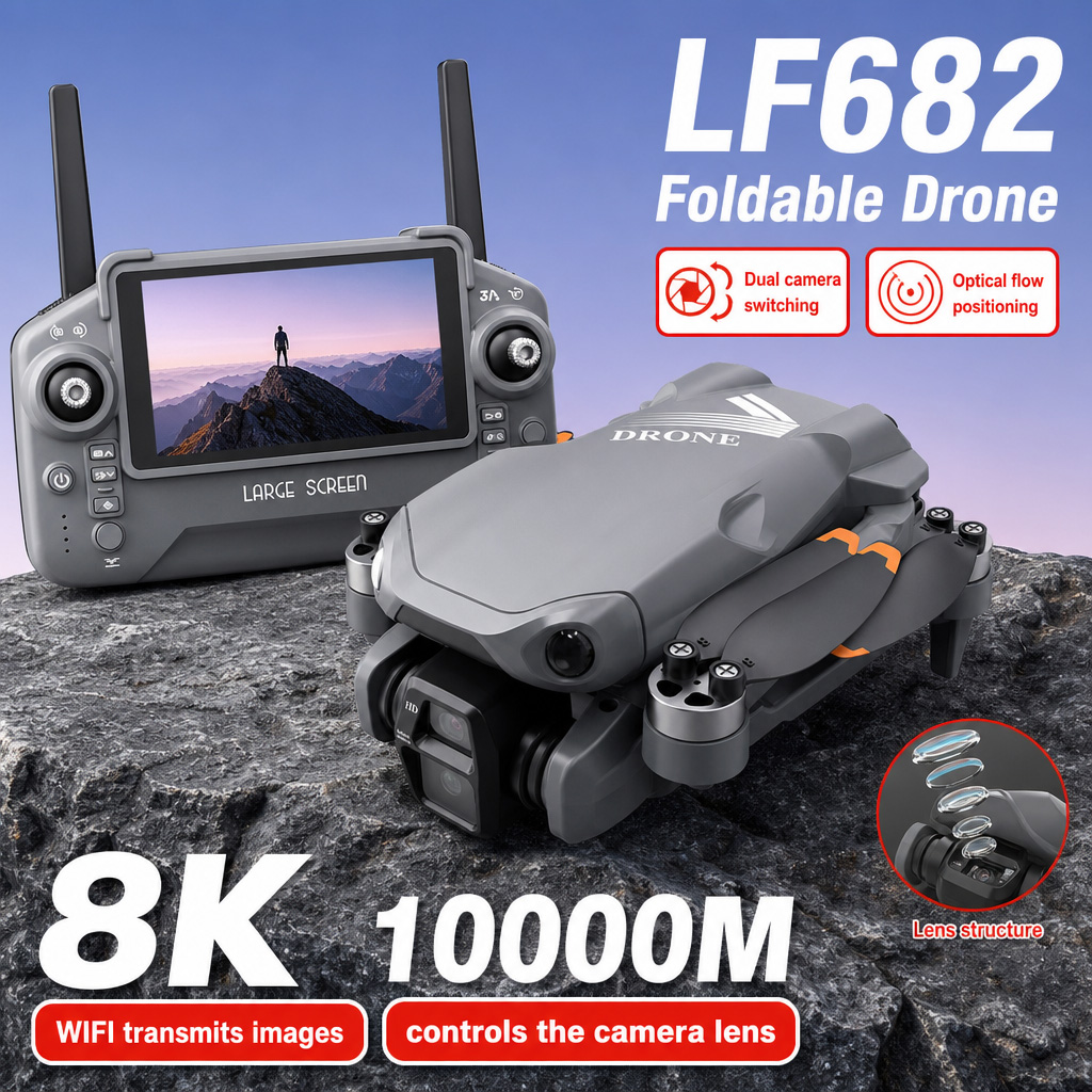 Hava Fotoğrafı LF682 Drone 8K  - Fpv Camera Cmos incelemesi ve fiyatı