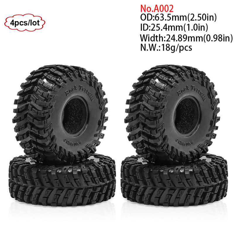 4 adet 1.0 inç 57-67mm RC pale - Rc Rock Crawler incelemesi ve fiyatı