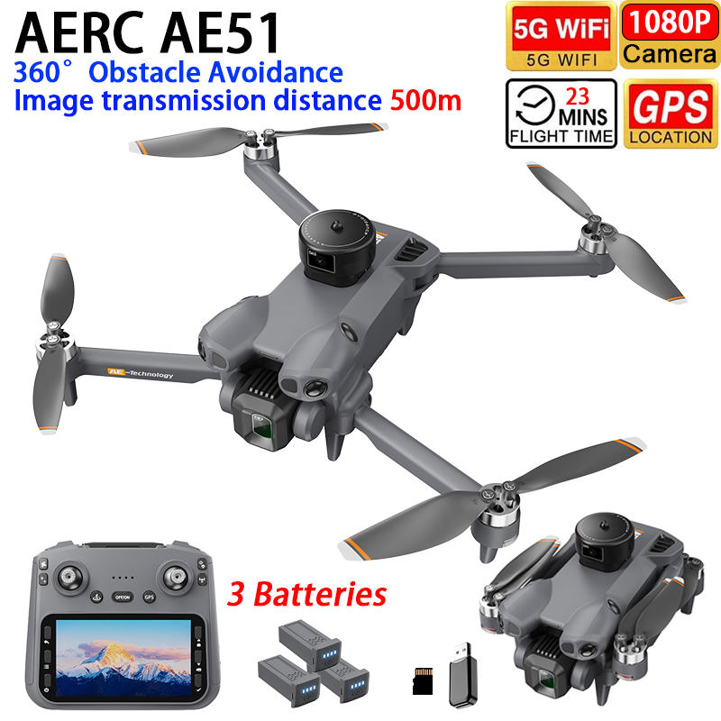 AERC AE51 Drone GPS WIFI FPV E - Drone Rc Team City incelemesi ve fiyatı