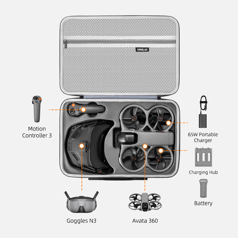 Taşınabilir Crossbody Pu sakla - Drone Motion Rc incelemesi ve fiyatı