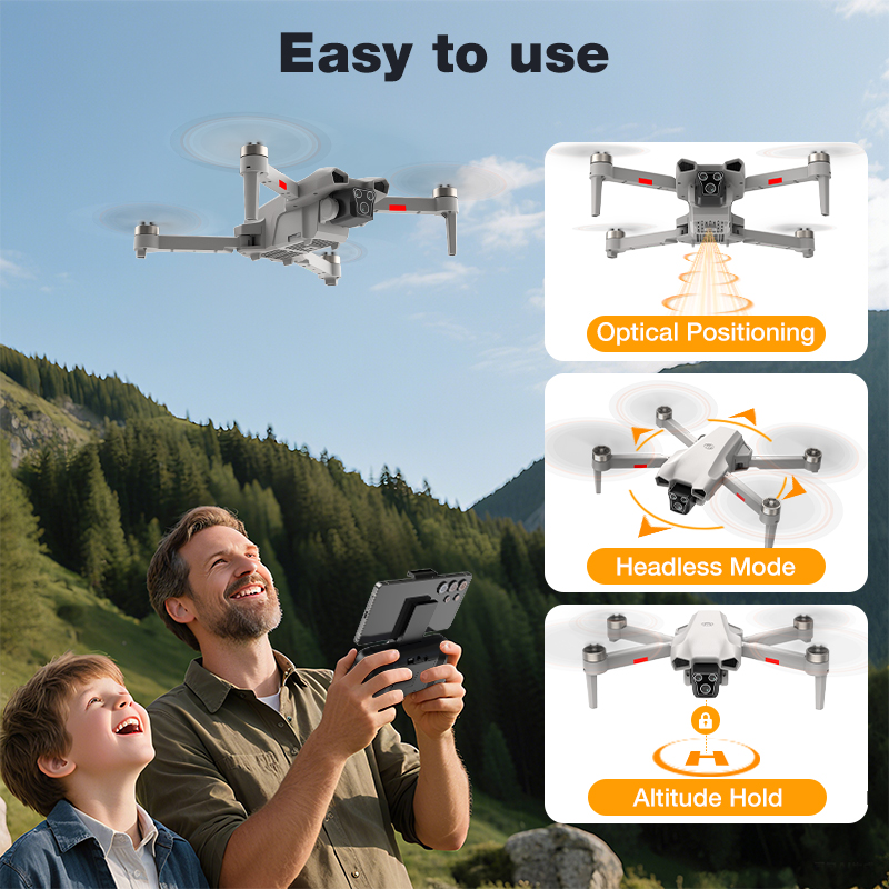 YENİ Sıcak L017 Pro Drone Fırç - Drone Rc Team City incelemesi ve fiyatı