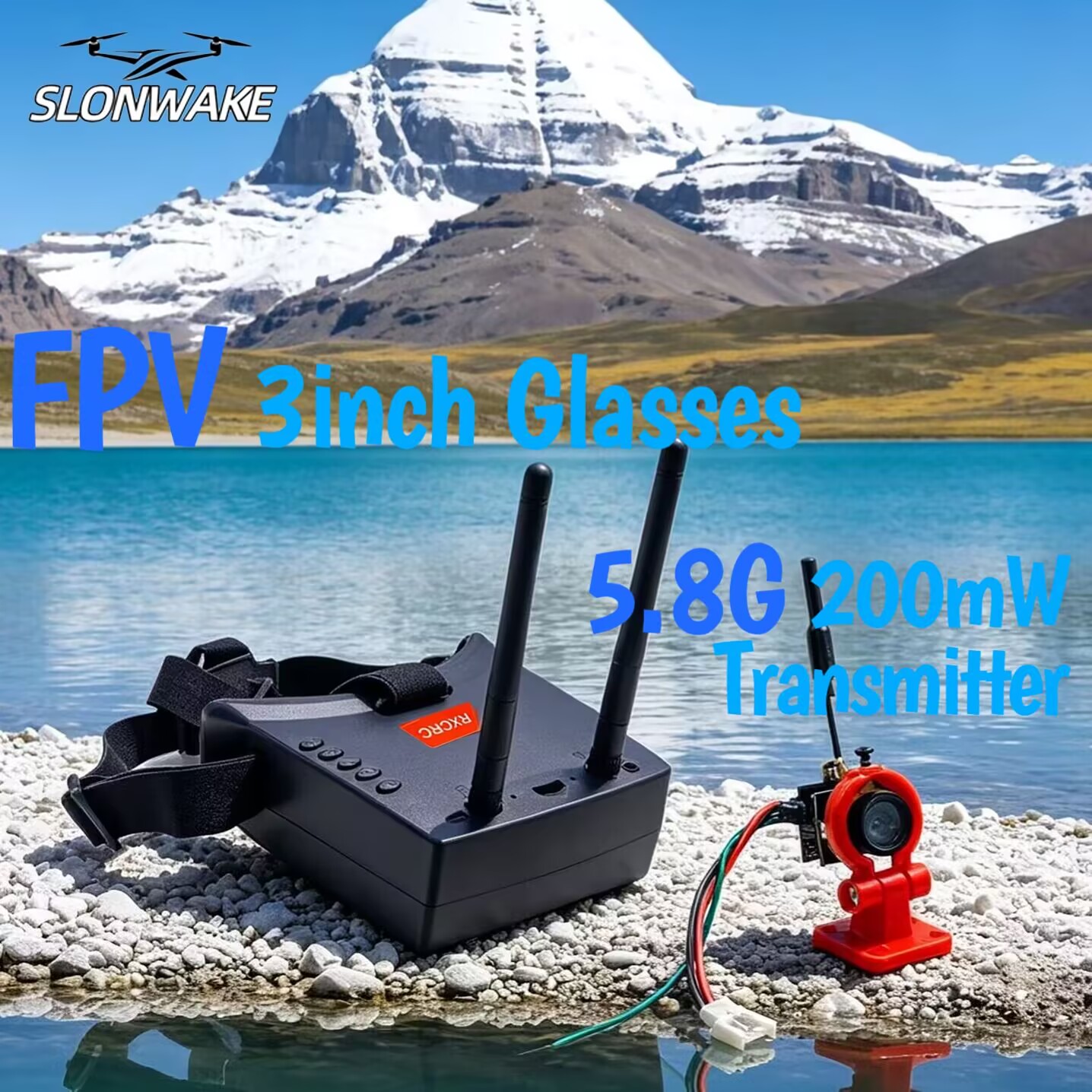 SLONWAKE 5.8G Analog VTX İleti - Drone Rc Camera incelemesi ve fiyatı
