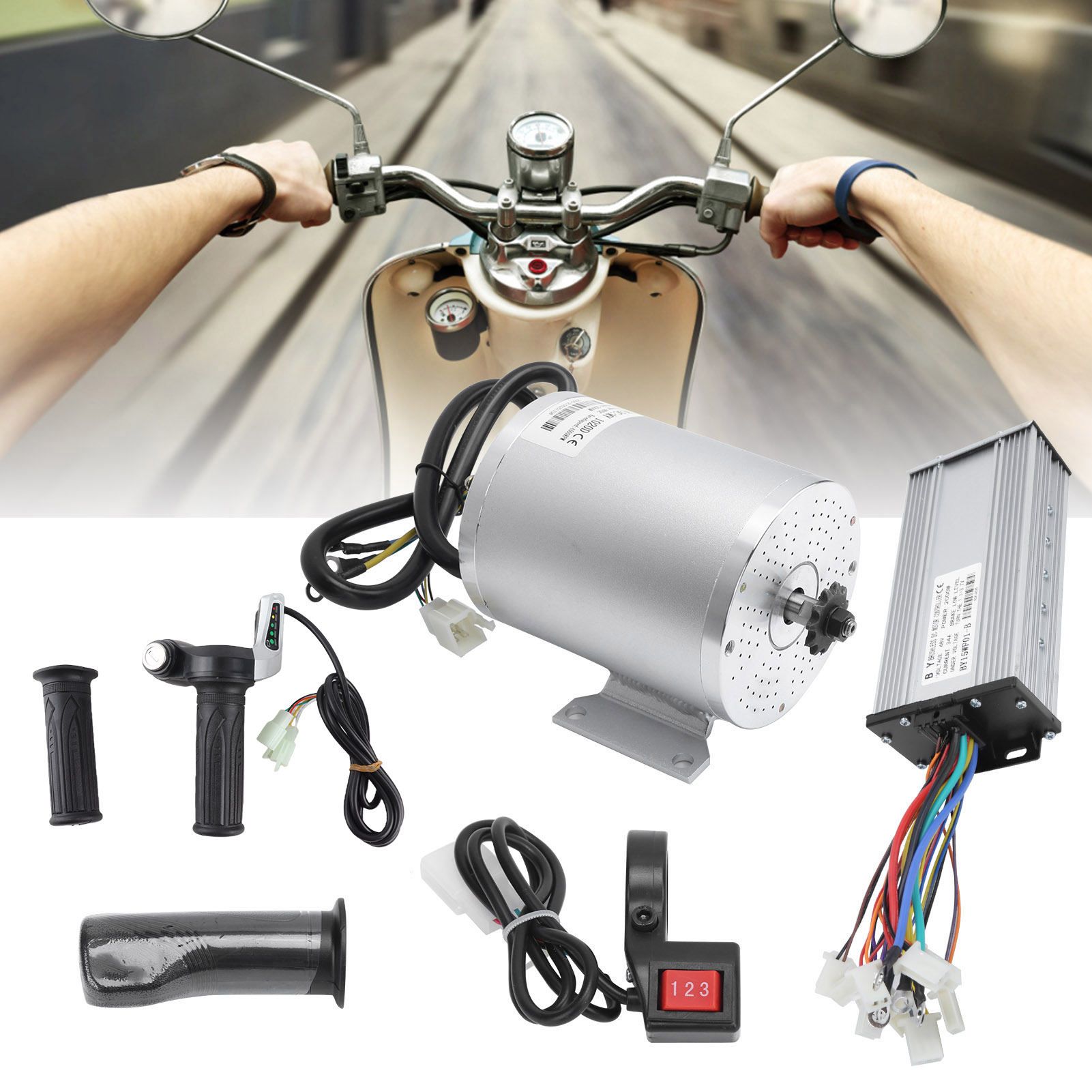 48V 2000W Fırçasız Motor Kontr - Brushless Motor incelemesi ve fiyatı