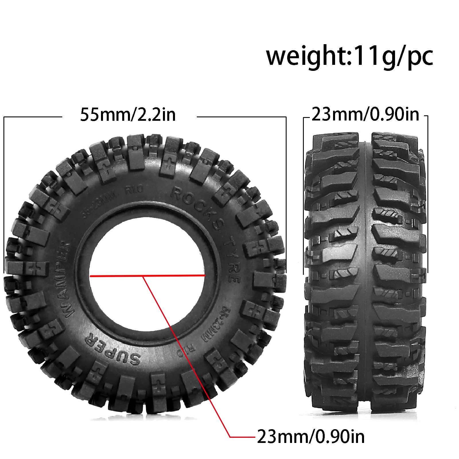 1.0 RC Paletli Araç Lastikleri - Rc Rock Crawler incelemesi ve fiyatı